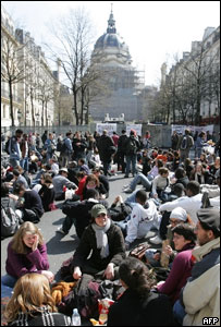 Estudiantes en Francia