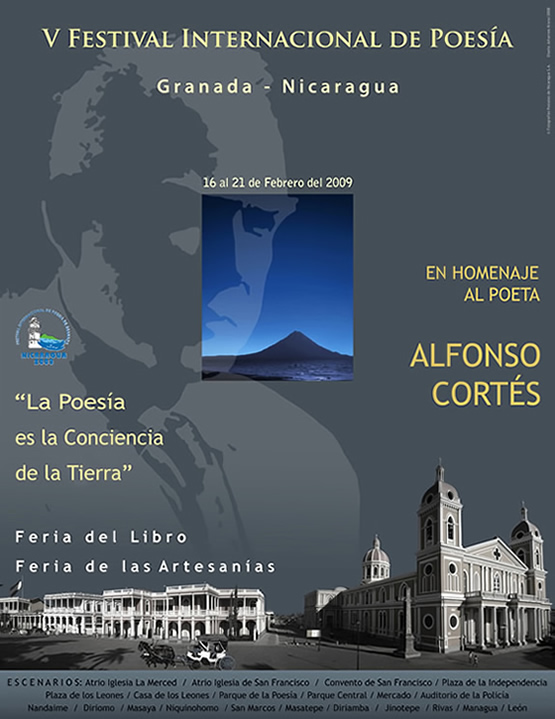 Poster oficial V Festival Internacional de Poesía de Granada