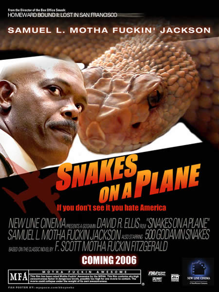 Fan poster de Snakes on a Plane