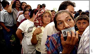 Fila de votación